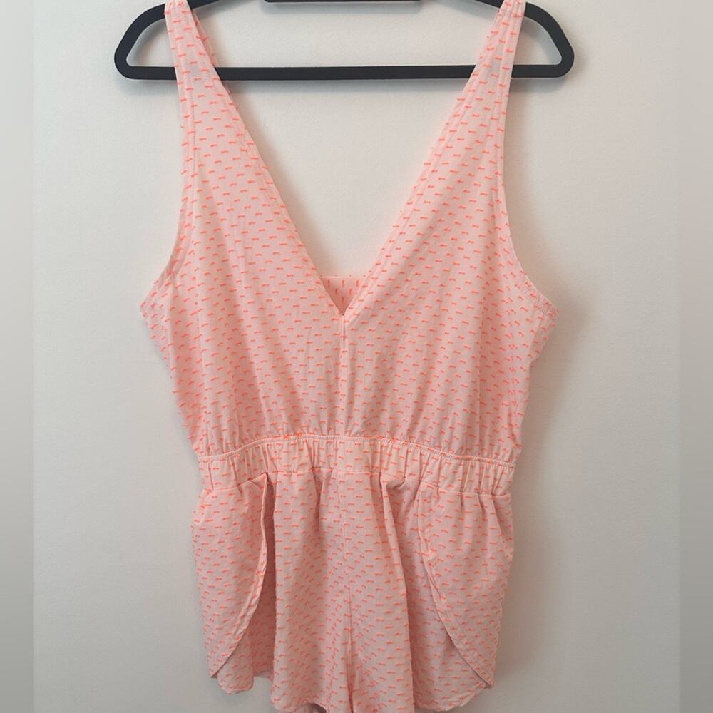 Free People Jog It Off Runsie Sleeveless Romper XL - Picture 6 of 9